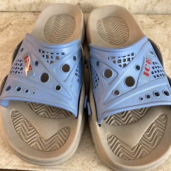 Iceberg Ice Pool Sliders Made in Italy Unisex Sandals - Picture 3 of 8